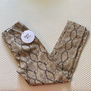 NWT Snakeskin Pants